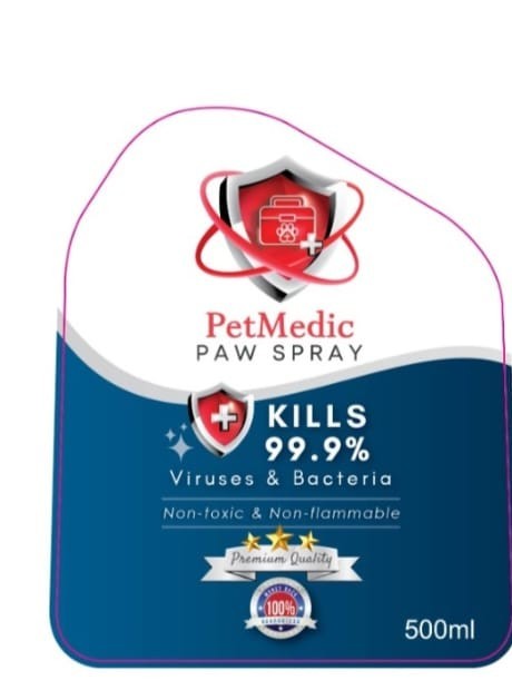 PetMedic Paw Spray label